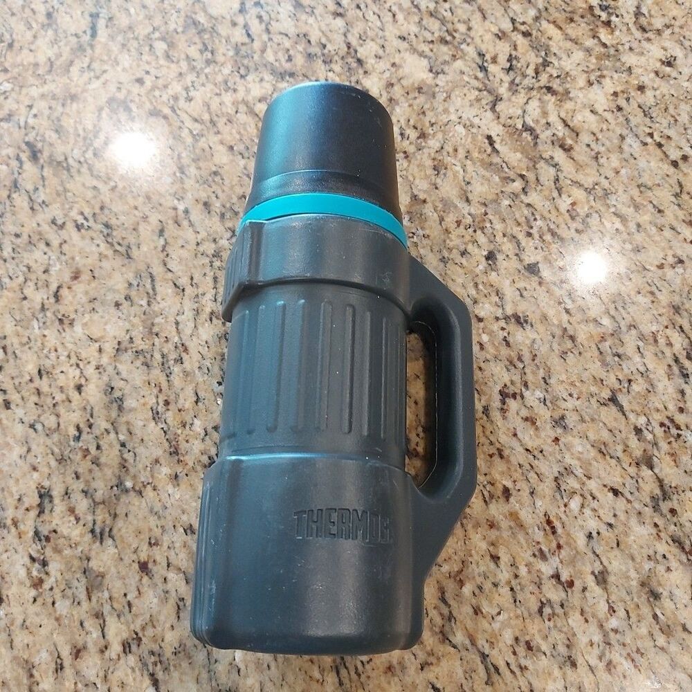 THERMOS Stopper #650 1 Liter Gray/Blue Floats FREE SHIPPING